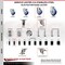 Service Caster 4 Inch 316SS Blue Poly Swivel 7/8 Inch Expanding Stem Caster Lock Brake SCC SCC-SS316TTLEX20S414-PPUB-BLUE-78 - alternate 2